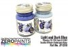 Zero Paints ZP-1210 Light and Dark Blue Yamaha YZF 750 Tech 21 Paint Set 2x30ml